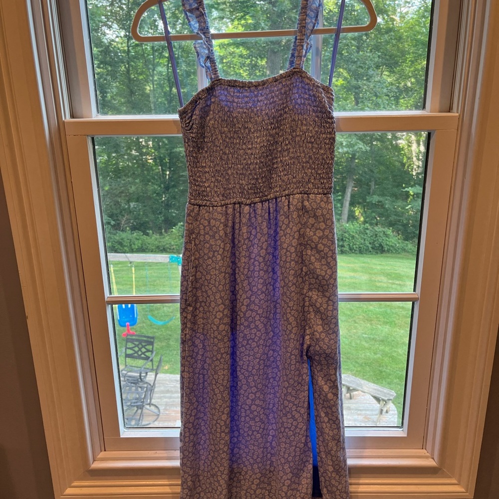 Abercrombie & Fitch Light Blue Floral Patterned Dress